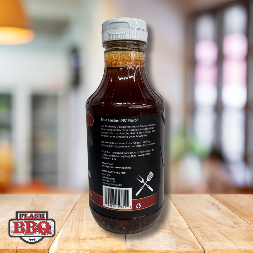 Flash BBQ Eastern NC Vinegar BBQ Sauce