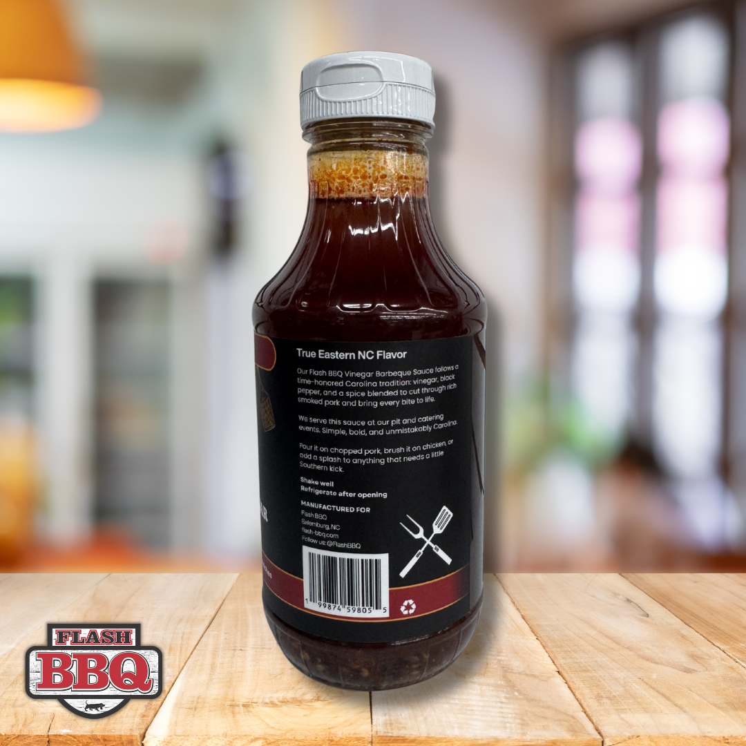 Flash BBQ Eastern NC Vinegar BBQ Sauce